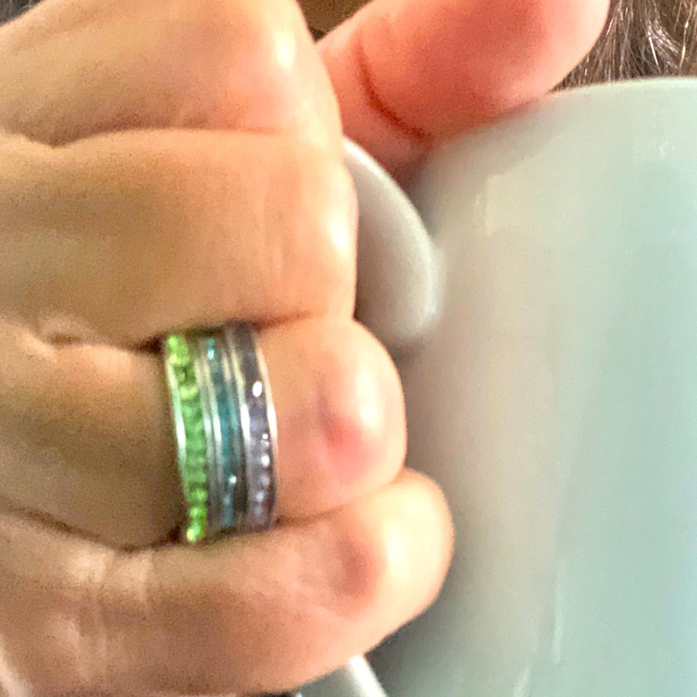 Stackable Rings , Size 7 - image 2